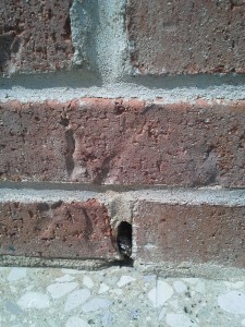 picture of weep hole